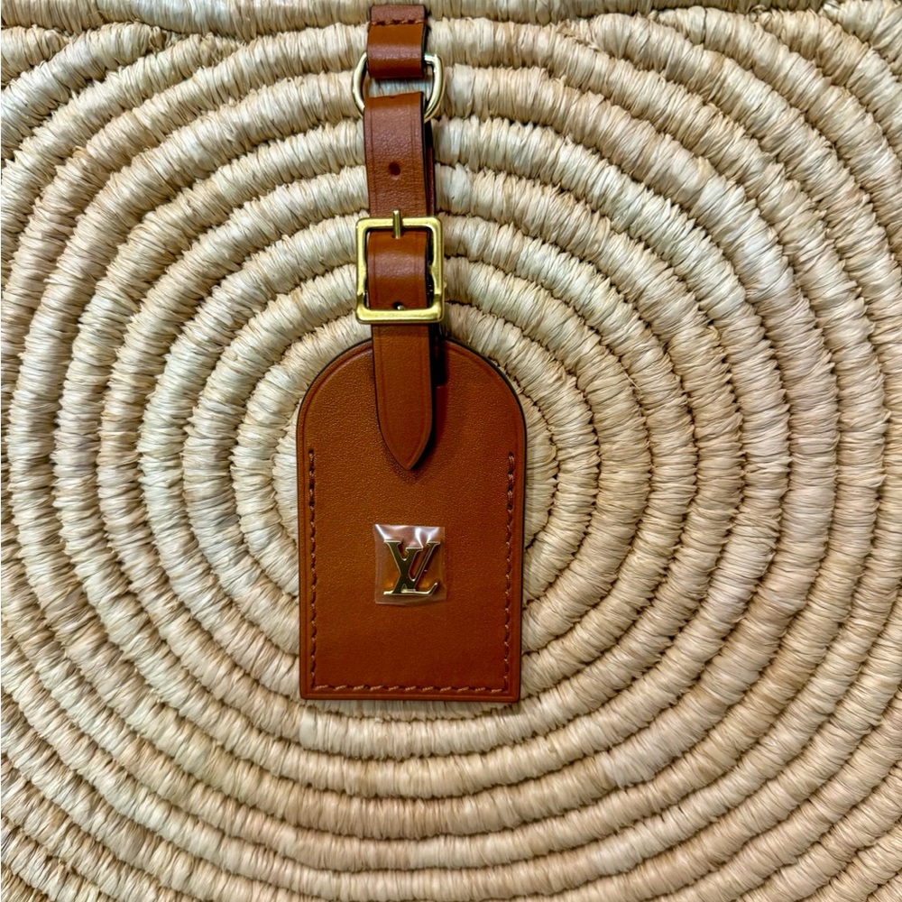 Louis Vuitton Around Me MM Natural/Tan in Raffia - Picture 4 of 10